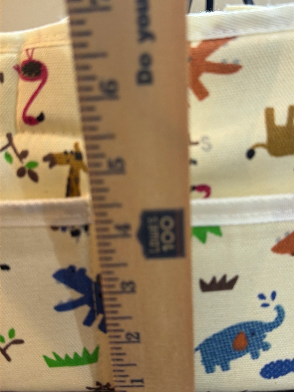 Billion Boxes Brand Animal Themed Canvas Diaper Caddy - Picture 7 of 7